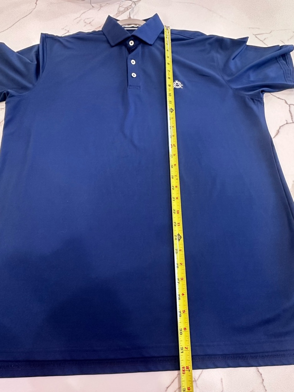 Holderness & Bourne Blue "The Macdonald" Golf Polo - XL - Argyle Country Club MD - Picture 7 of 9